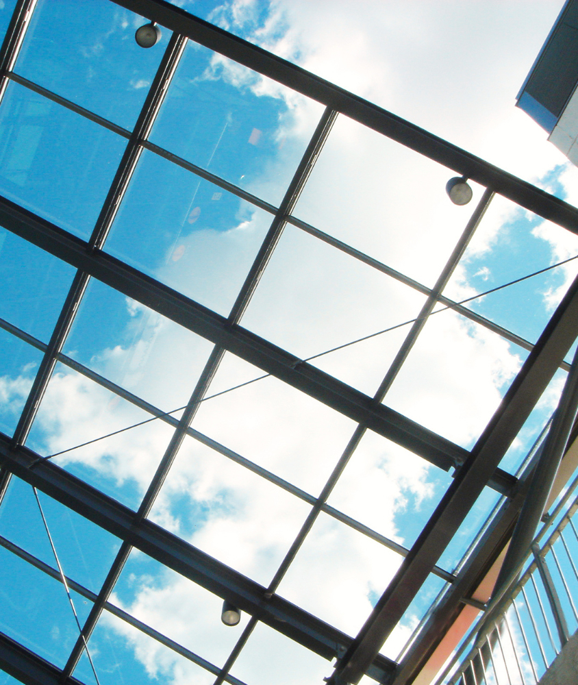 teto de vidro em Ubatuba